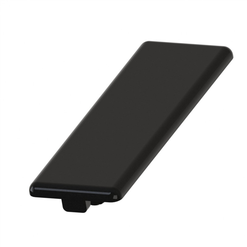 Embout profilé aluminium -Rainure 5 mm – Section 60x20 mm - Elcom shop