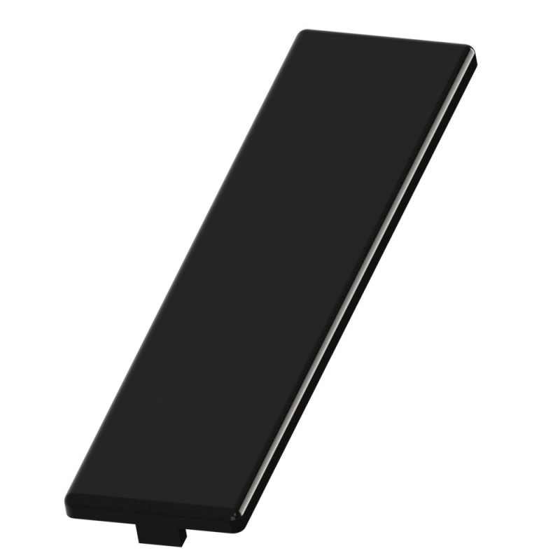 Embout profilé aluminium - Rainure 5 mm – Section 80x20 mm - Elcom shop