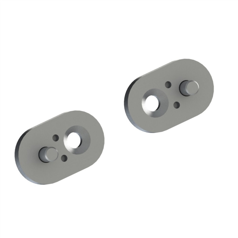 Kit de fixation poignée profilé – Filetage M8 – Al 200 - Elcom shop