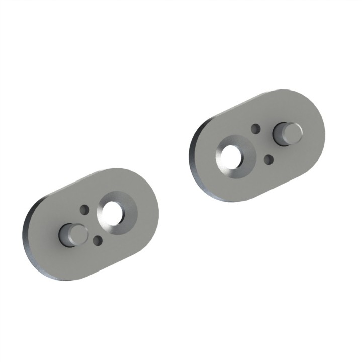 Kit de fixation poignée profilé – Filetage M8 – Al 200 - Elcom shop