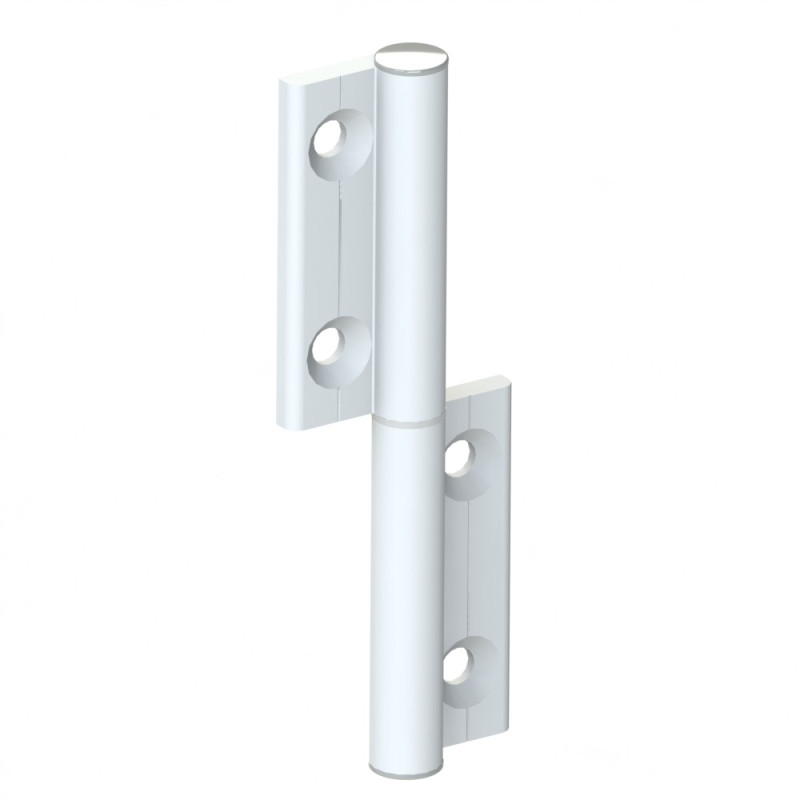 Charnière profilé aluminium – 20x20 – Al – PP0 - Elcom shop
