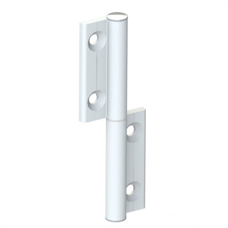 Charnière profilé aluminium – 20x20 – Al – PP0 - Elcom shop