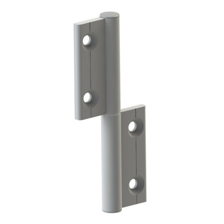 Charnière profilé aluminium – 20x20 – Al – PP4 - Elcom shop