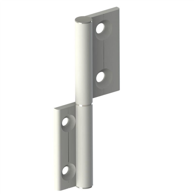 Charnière profilé aluminium – 30x20 – Al – PP0 - Elcom shop