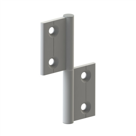 Charnière profilé aluminium – 30x30 – Al – PP4 - Elcom shop