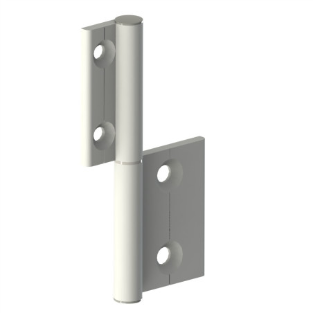 Charnière profilé aluminium – 40x20 – Al – PP0 - Elcom shop