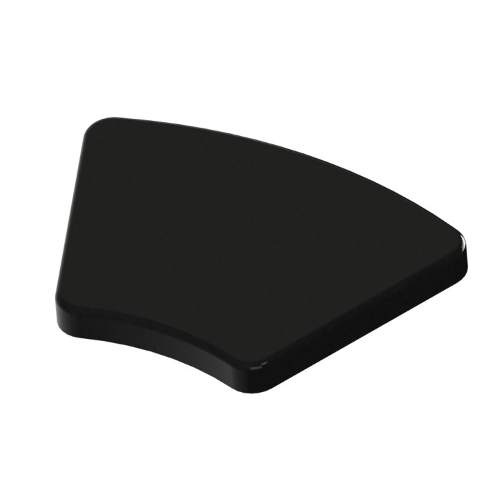 Embout profilé aluminium - Rainure 5 mm – Section R20/40mm - 45° - Elcom shop