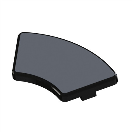 Embout profilé aluminium - Rainure 5 mm – Section R20/40mm - 60° - Elcom shop