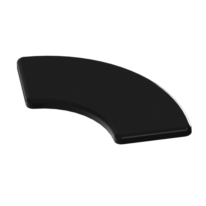 Embout profilé aluminium - Rainure 5 mm – Section R20/40 mm - 90° - Elcom shop