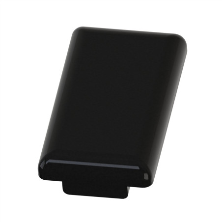 Embout profilé aluminium - Rainure 8 mm – Section 32x18 mm - Noir - Elcom shop