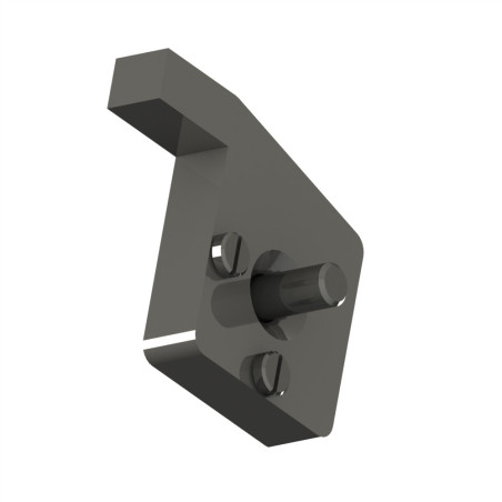 Embout butée de porte profilé aluminium - Rainure 8 mm – Section 40 mm - Elcom shop