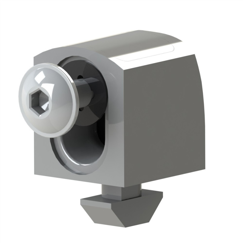 Panoblock PA de sécurité à cale  profilé - Rainure 8 mm + Vis + Rondelle - Elcom shop