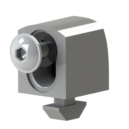 Panoblock PA de sécurité à cale  profilé - Rainure 8 mm + Vis + Rondelle - Elcom shop
