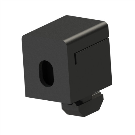 Panoblock profilé aluminium - Rainure 8 mm - PA - M6 - Noir - Elcom shop