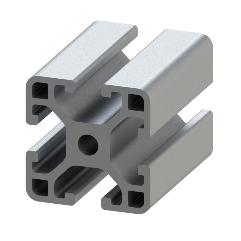 Profilé aluminium (Coupe max 6 m) – Rainure 6 mm – Section 30x30 mm - léger - Elcom shop