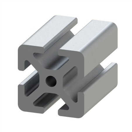 Profilé aluminium (Coupe max 6 m) – Rainure 6 mm – Section 30x30 mm - lourd - Elcom shop