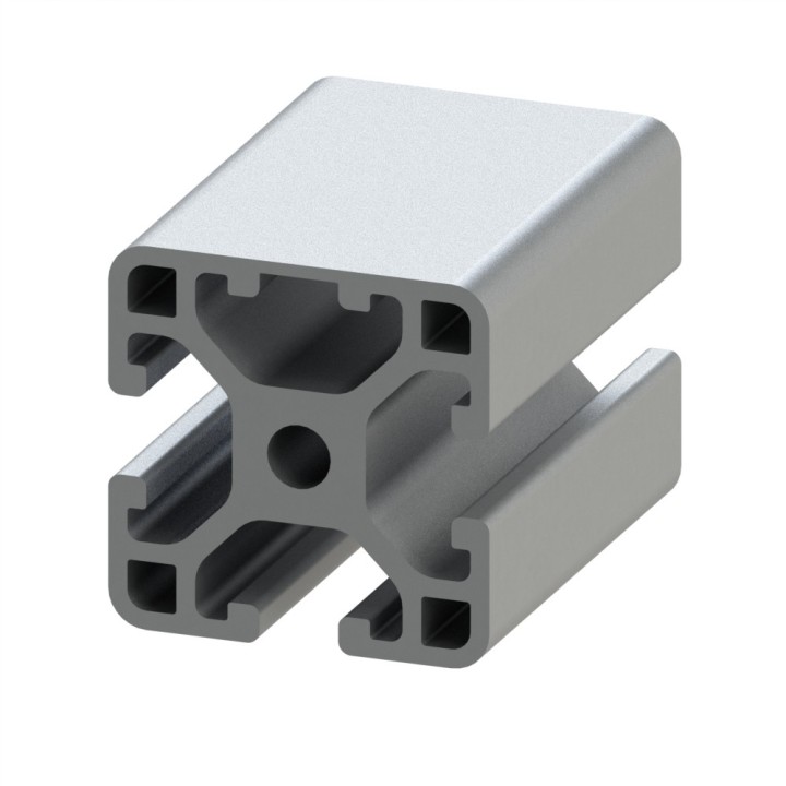 Profilé aluminium (Coupe max 6 m) – 6 mm – Section 30x30 mm – 1N - Léger - Elcom shop