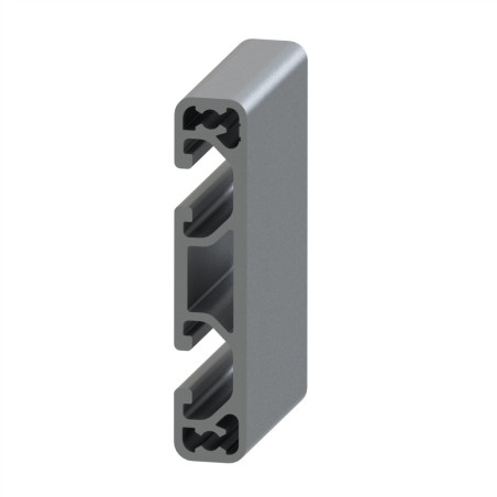 Profilé aluminium (Coupe max 3 m) – Rainure 6 mm – 60x12 mm – Léger - Elcom shop