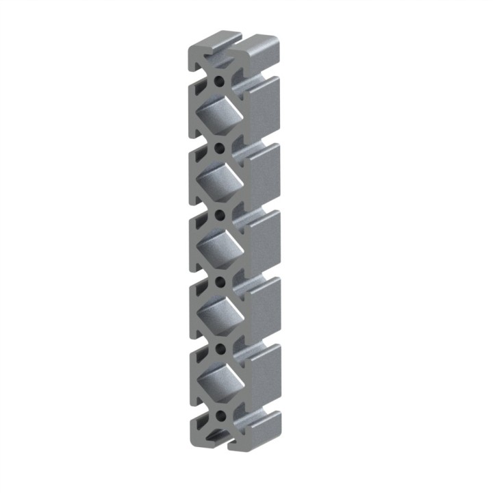 Profilé aluminium (Barre de 6 m) – Rainure 8 mm – 240x40 mm – Lourd - Elcom shop
