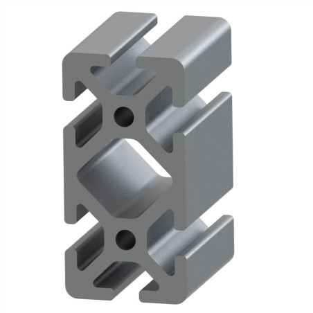 Profilé aluminium (Coupe max 6 m) – Rainure 6 mm – 60x30 mm – Lourd - Elcom shop