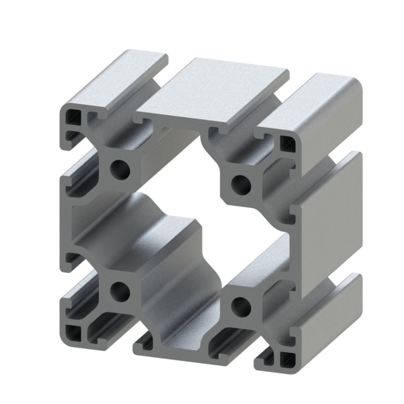 Profilé aluminium (Coupe max 6 m) – 6 mm – Section 60x60 mm - Léger - Elcom shop