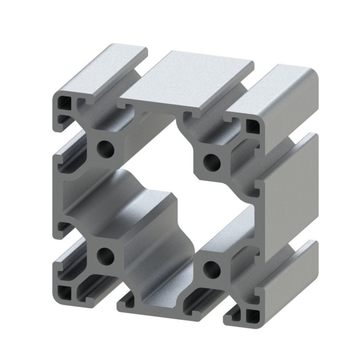 Profilé aluminium (Coupe max 6 m) – 6 mm – Section 60x60 mm - Léger - Elcom shop