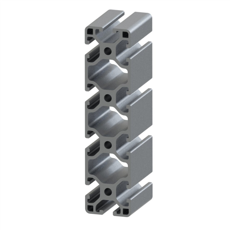 Profilé aluminium (Coupe max 6 m) – Rainure 6 mm – 120x30 mm - Léger - Elcom shop
