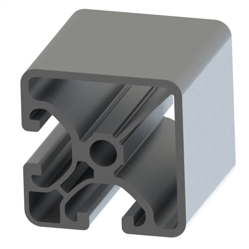 Profilé aluminium (Barre de 6 m) – 8 mm – Section 40x40 mm – 2N90 - Economique - Elcom shop
