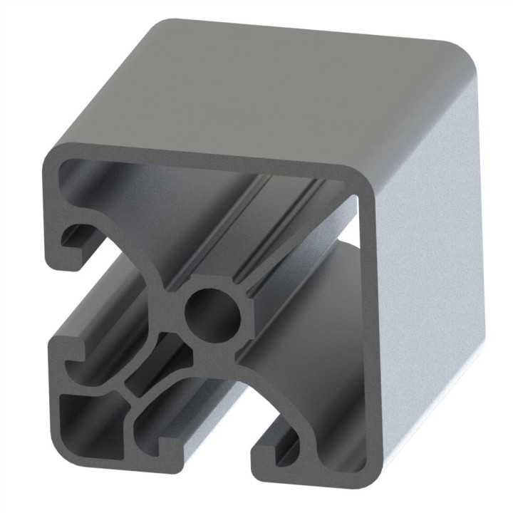 Profilé aluminium (Barre de 6 m) – 8 mm – Section 40x40 mm – 2N90 - Economique - Elcom shop