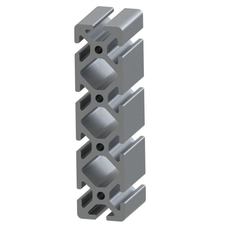 Profilé aluminium (Coupe max 6 m) – Rainure 6 mm – 120x30 mm - Lourd - Elcom shop