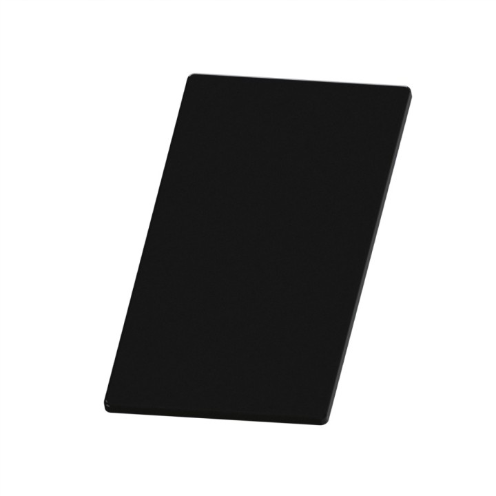 Embout profilé aluminium - Rainure 6 mm – Section 120x60 mm - Noir - Elcom shop