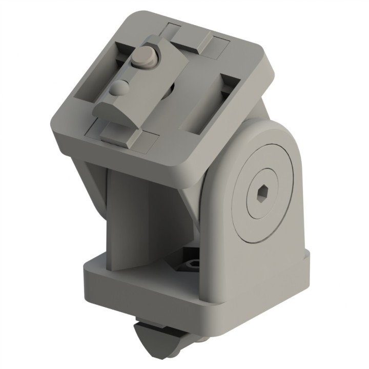 Articulation avec visserie profilé aluminium – Rainure 8 mm – Section 40x40 mm - Elcom shop
