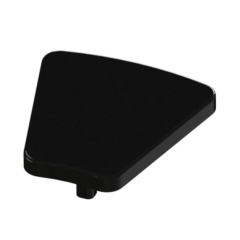 Embout profilé aluminium - Rainure 6 mm – R30/60-30° - Elcom shop