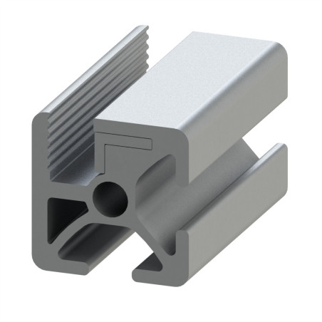 Profilé d’encadrement (Coupe max 6 m) - Rainure 8 mm – 30x30 mm - Elcom shop