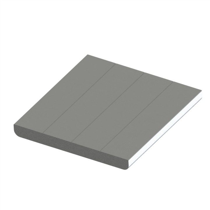 Schéma cotes - Profilé aluminium plat (Barre de 2 m) – Section 80x8 mm - Economique - Elcom shop