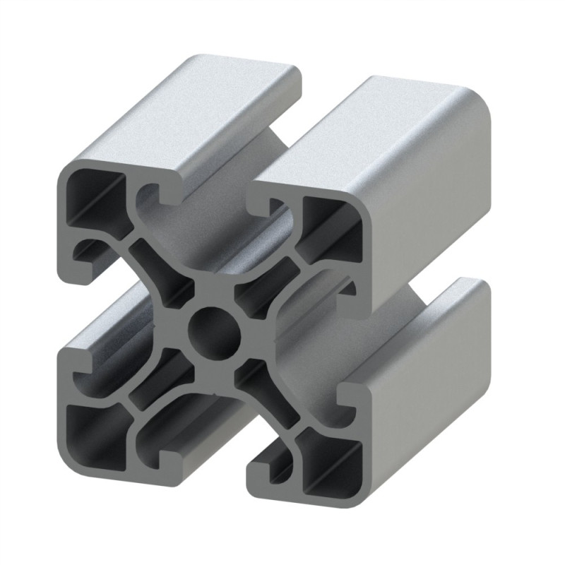 Profilé aluminium (Coupe max 6 m ) – Rainure 8 mm – Section 40x40 mm - Economique - Elcom shop