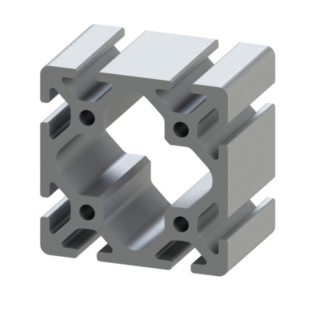 Profilé aluminium (Barre de 6 m) – Rainure 6 mm – Section 60x60 mm – Lourd - Elcom shop