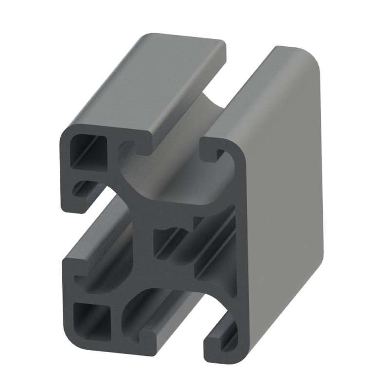 Profilé aluminium (Coupe max 6 m) – Rainure 8 mm – Section 40x32 mm - Léger - Elcom shop