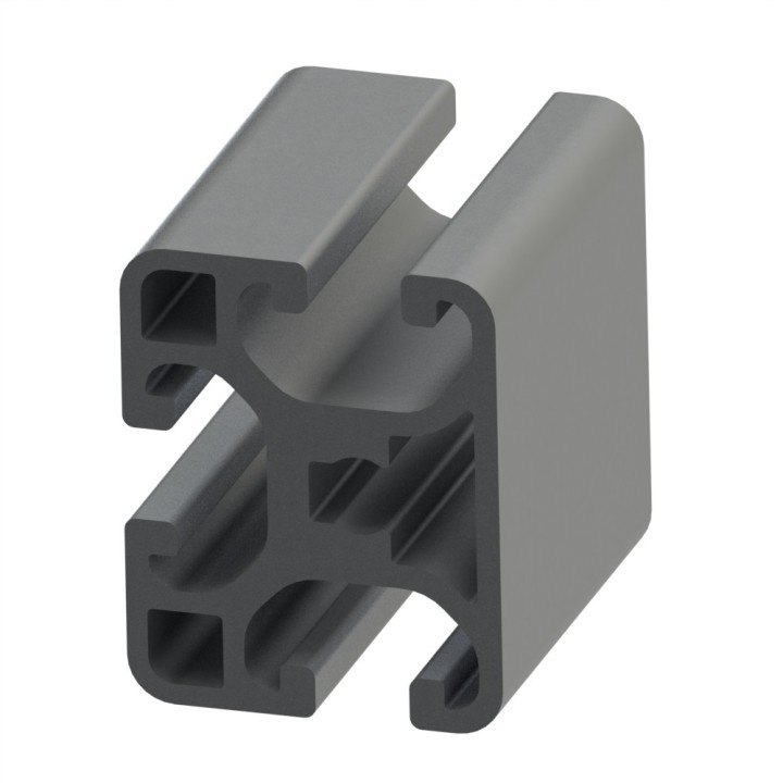 Profilé aluminium (Coupe max 6 m) – Rainure 8 mm – Section 40x32 mm - Léger - Elcom shop