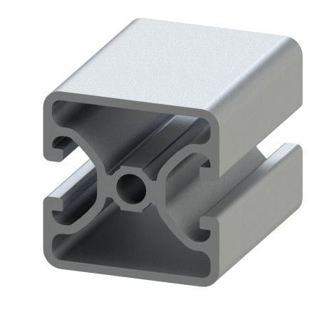Profilé aluminium (Coupe max 6 m) – Rainure 8 mm – 40x40 mm – 2N180 - Economique - Elcom shop