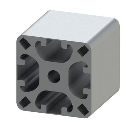 Profilé aluminium (Coupe max 6 m) – Rainure 8 mm – 40x40 mm – 4N - Léger - Elcom shop