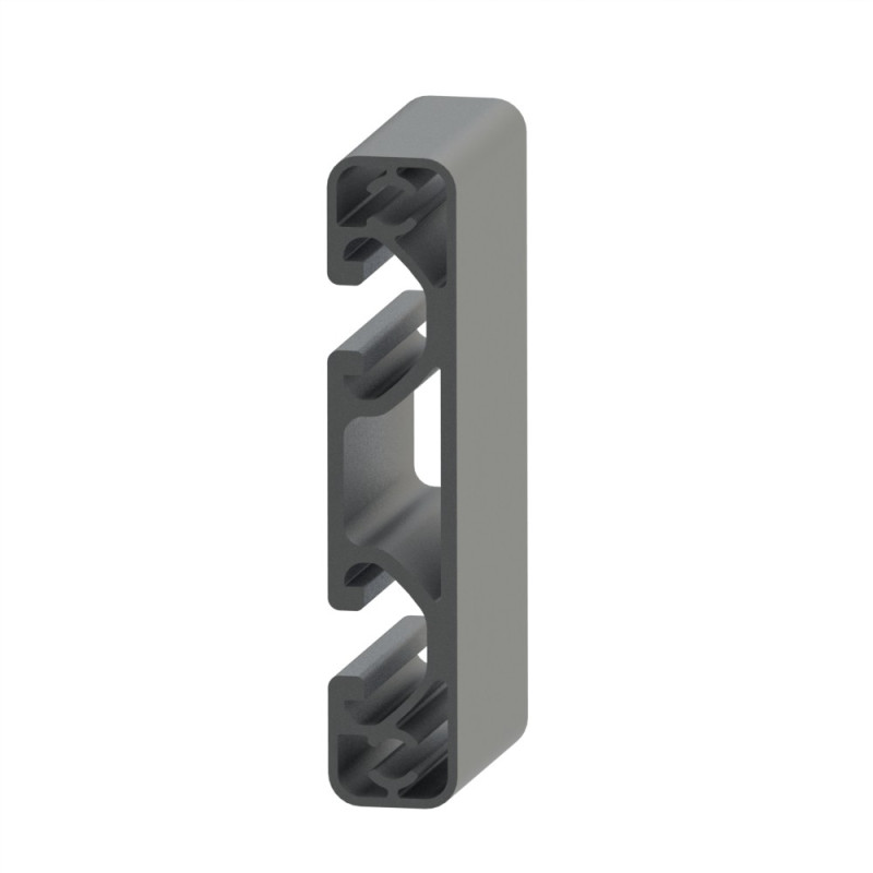 Profilé aluminium (Coupe max 3 m) – Rainure 8 mm – 80x16 mm - Economique - Elcom shop