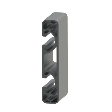 Profilé aluminium (Coupe max 3 m) – Rainure 8 mm – 80x16 mm - Economique - Elcom shop
