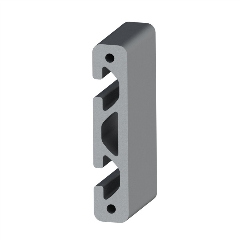 Profilé aluminium (Coupe max 3 m) – Rainure 8 mm – Section 80x16 mm - Elcom shop