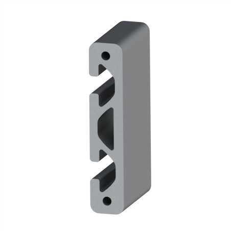 Profilé aluminium (Coupe max 3 m) – Rainure 8 mm – Section 80x16 mm - Elcom shop