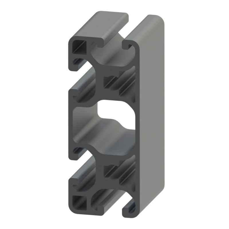 Profilé aluminium (Coupe max 6 m) – Rainure 8 mm – Section 80x32 mm - Léger - Elcom shop