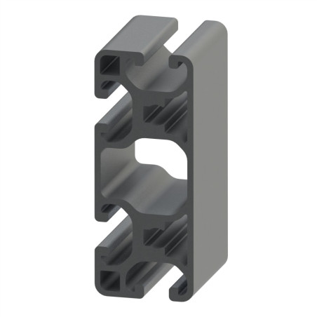 Profilé aluminium (Coupe max 6 m) – Rainure 8 mm – Section 80x32 mm - Léger - Elcom shop