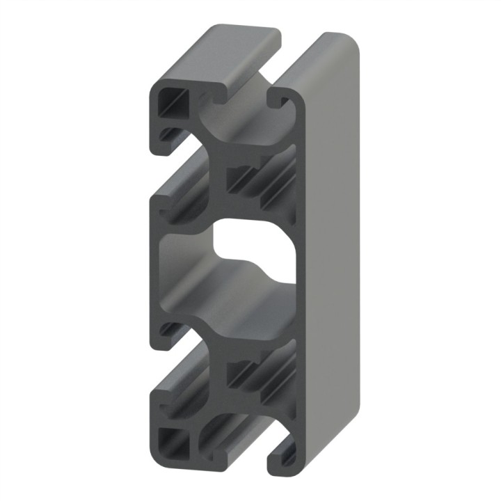 Profilé aluminium (Coupe max 6 m) – Rainure 8 mm – Section 80x32 mm - Léger - Elcom shop