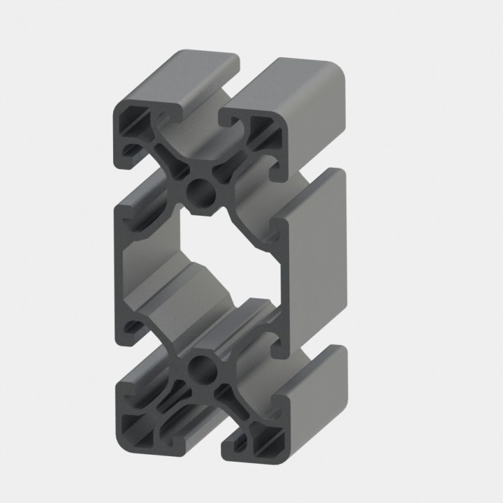 Profilé aluminium (Coupe max 6 m) – Rainure 8 mm – Section 40x40 mm - Economique - Elcom shop