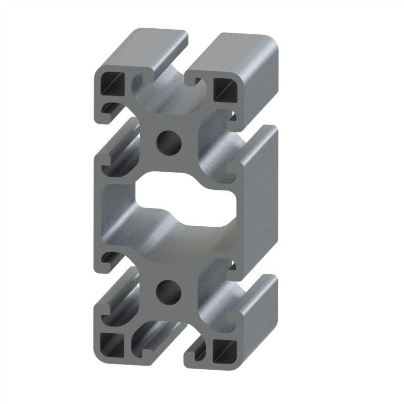 Profilé aluminium (Coupe max 6 m) – Rainure 8 mm – Section 80x40 mm - léger - Elcom shop